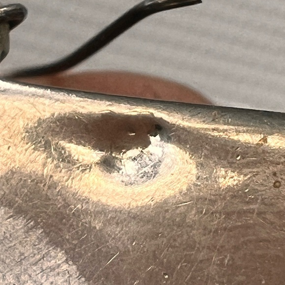 Vintage Alpaca Silver, Abalone & Mother of Pearl Night Sky Celestial Earrings - Picture 2 of 6